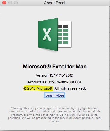 office 2015 for mac release date